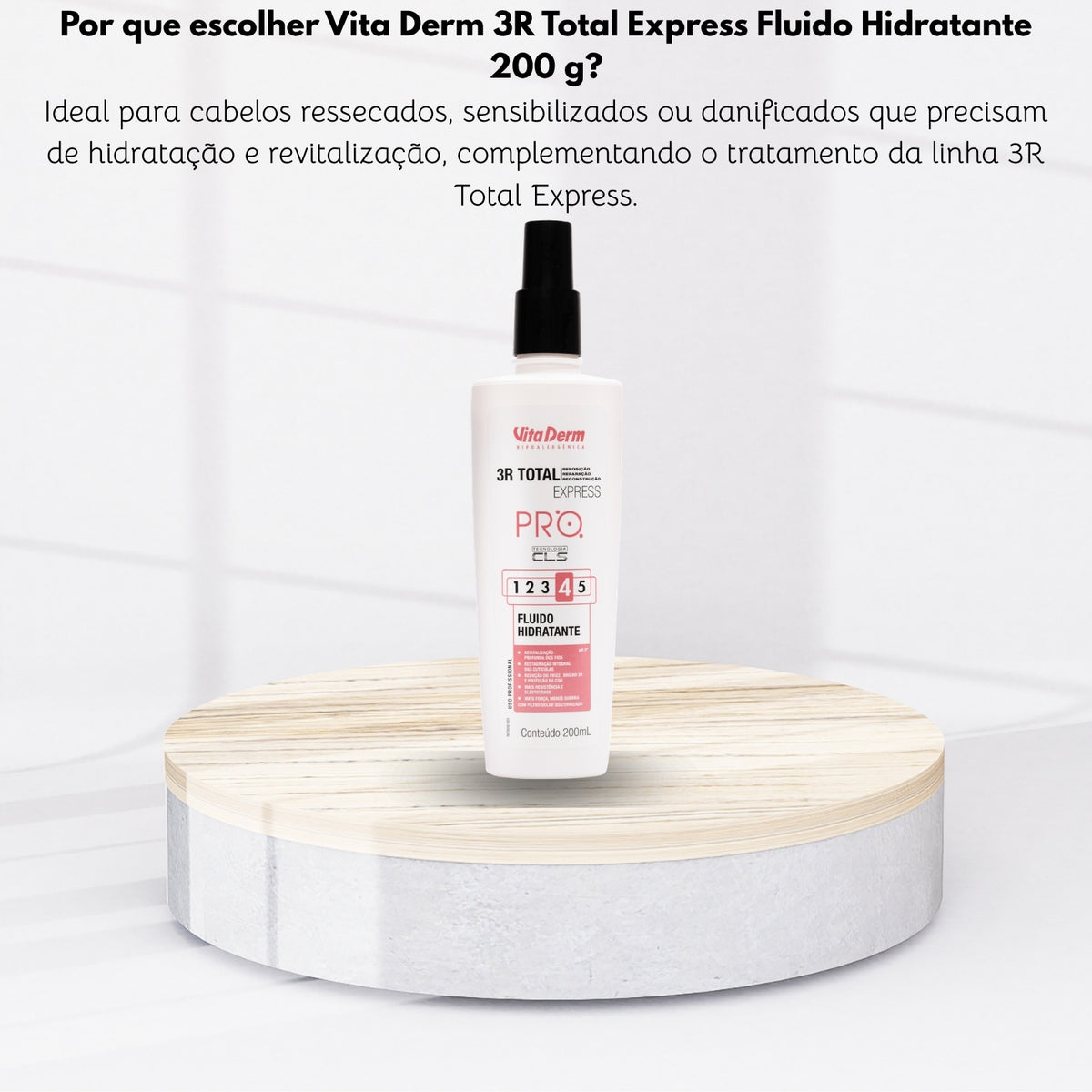 Vita Derm 3R Total Express Fluido Hidratante 200 g