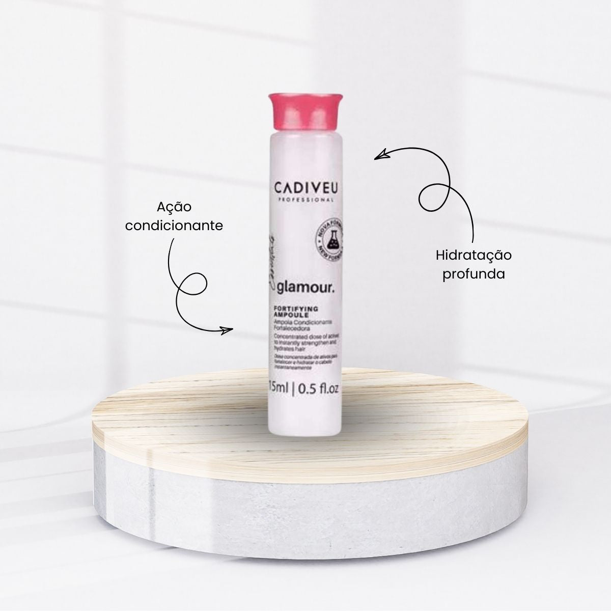 Ampola Cadiveu Glamour Reconstrutor Imediato 15 ml