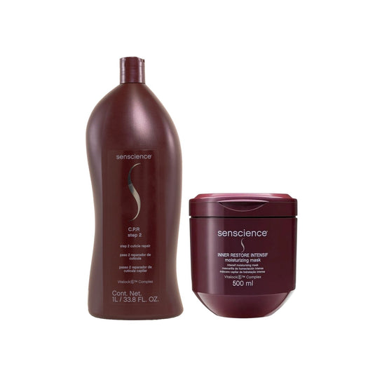 Kit Senscience Step 2 1 Litro + Máscara Inner Restore Intensif 500 ml