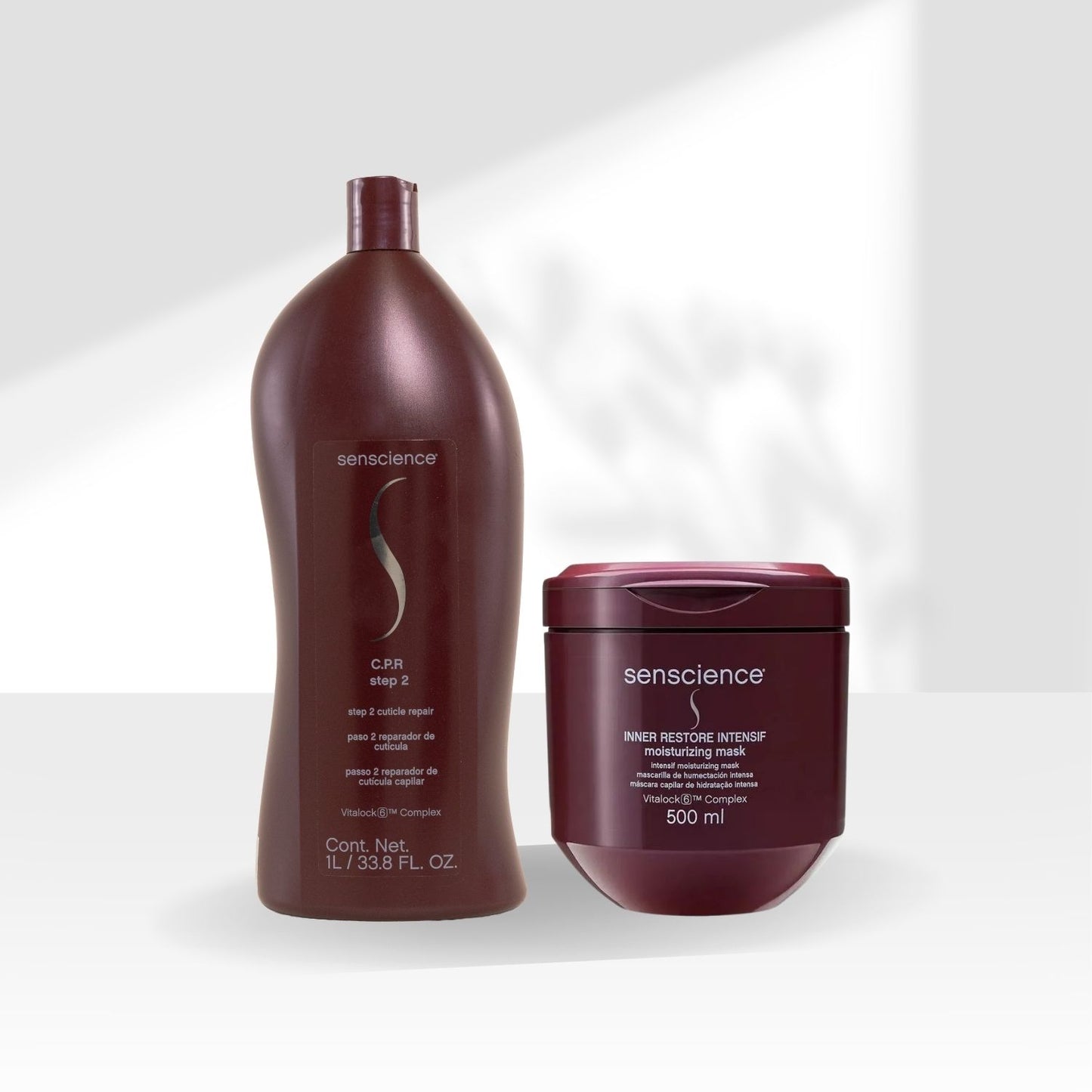 Kit Senscience Step 2 1 Litro + Máscara Inner Restore Intensif 500 ml