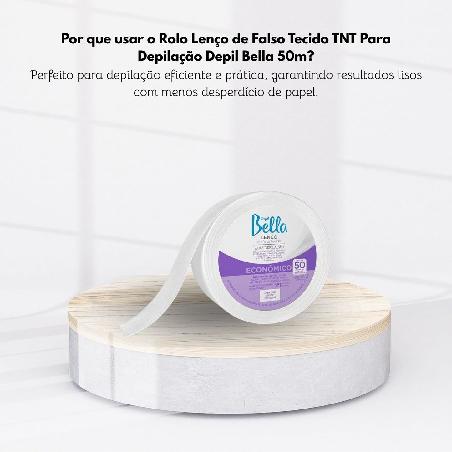 Depil Bella Lenço Econômico 50m