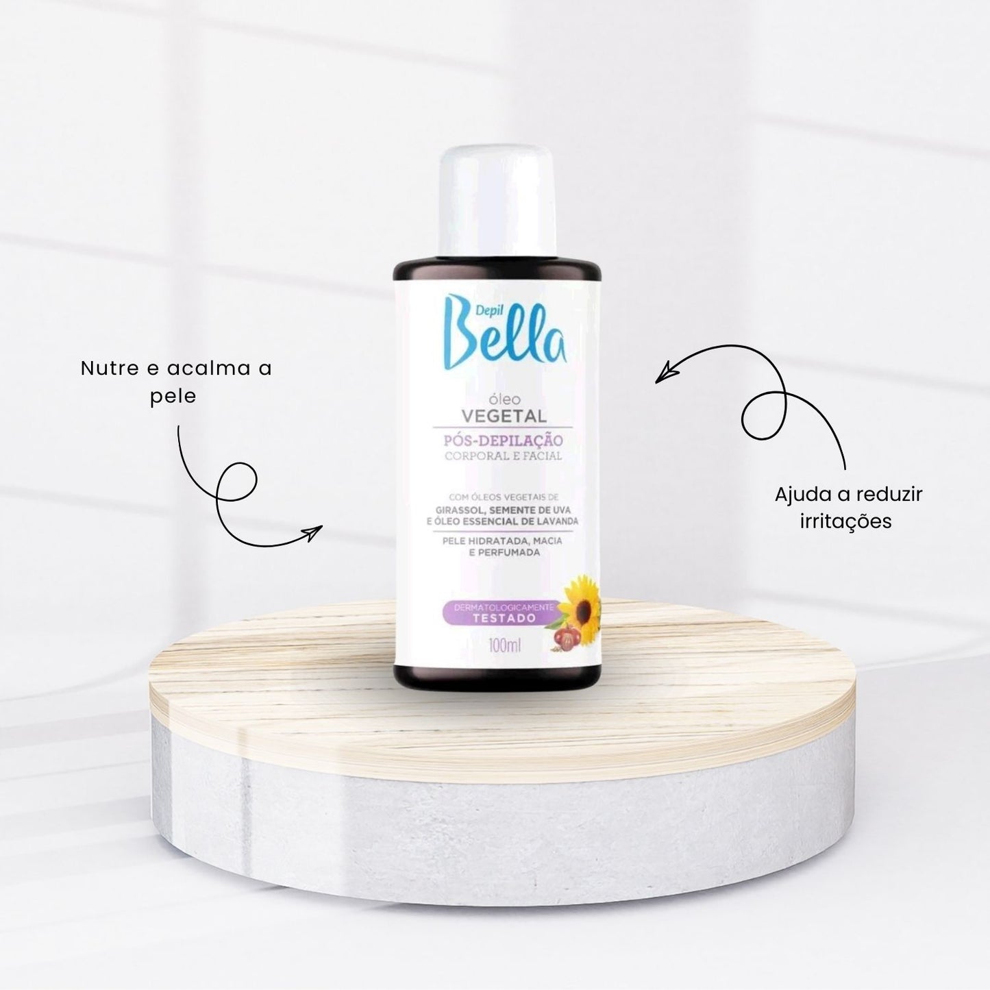 Depil Bella Oleo Vegetal Pós Depilação 100 ml