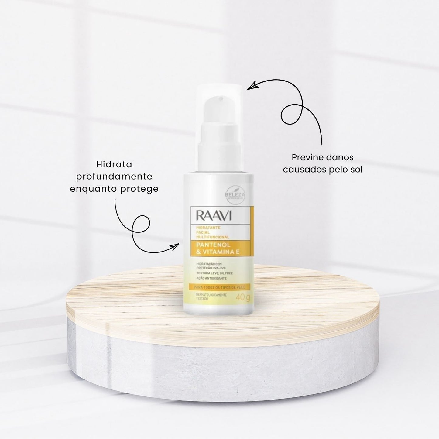 Raavi Hidratante Facial FPS 30 40 g