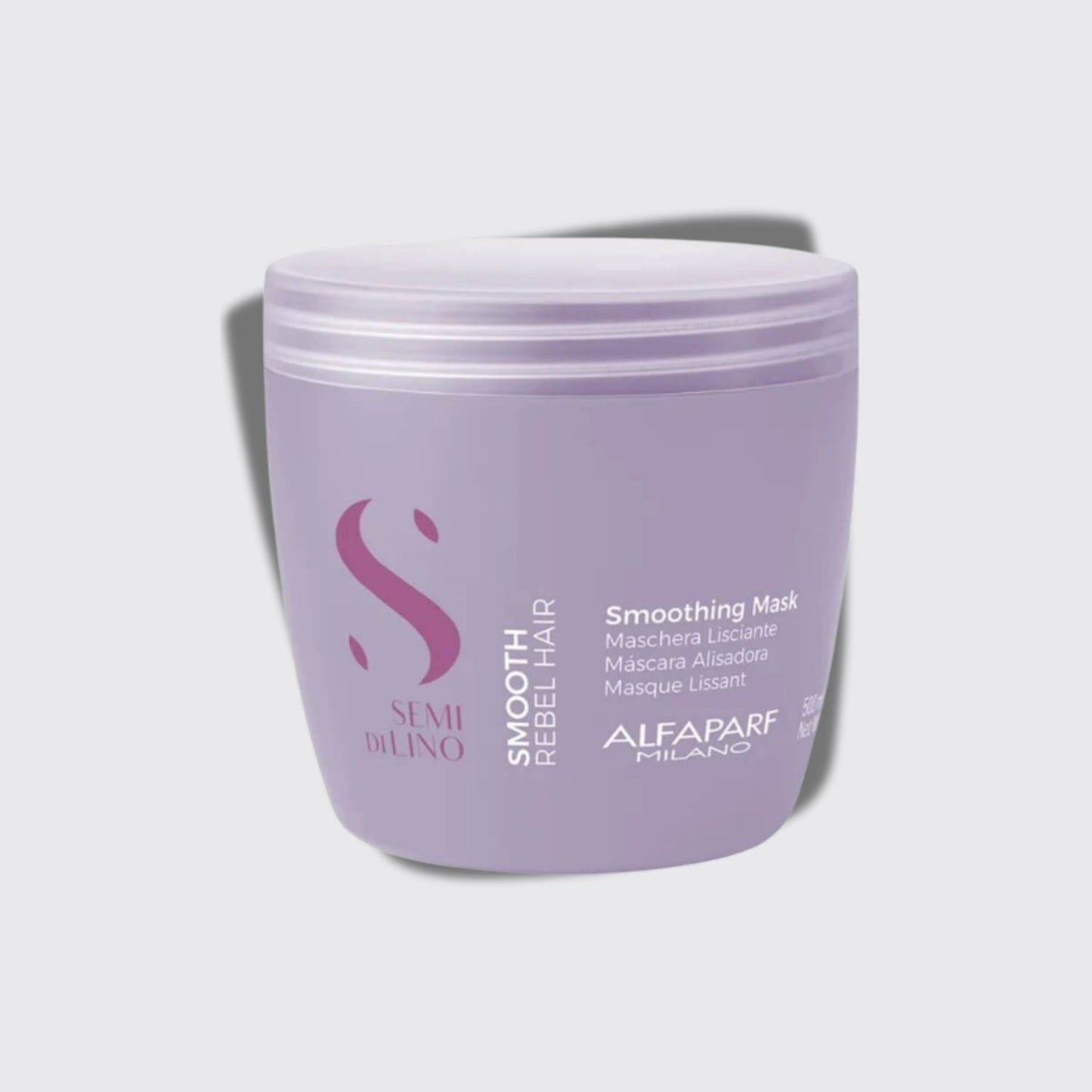 Máscara Alfaparf Semi Di Lino Smoothing Rebel Hair 500 ml
