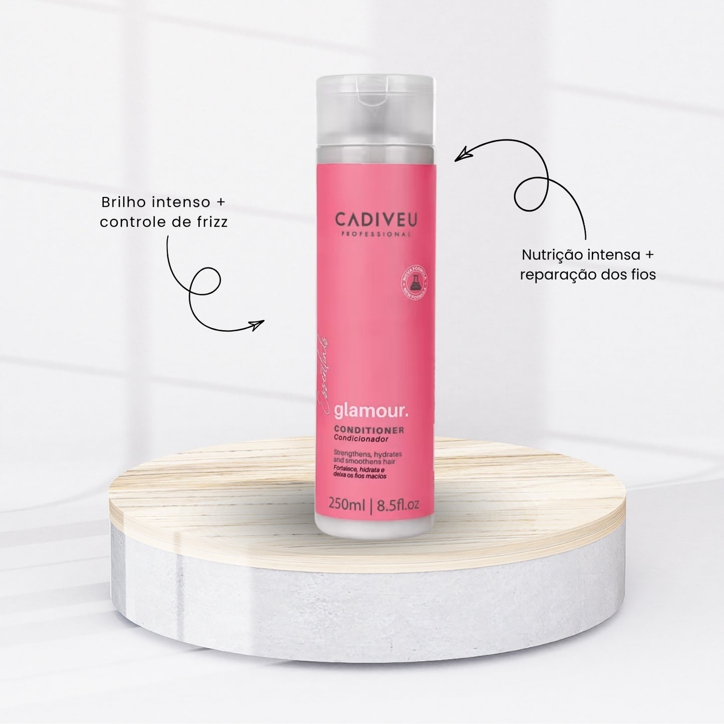 Kit Cadiveu Glamour Rubi Essential Shampoo 250 ml + Condicionador 250 ml