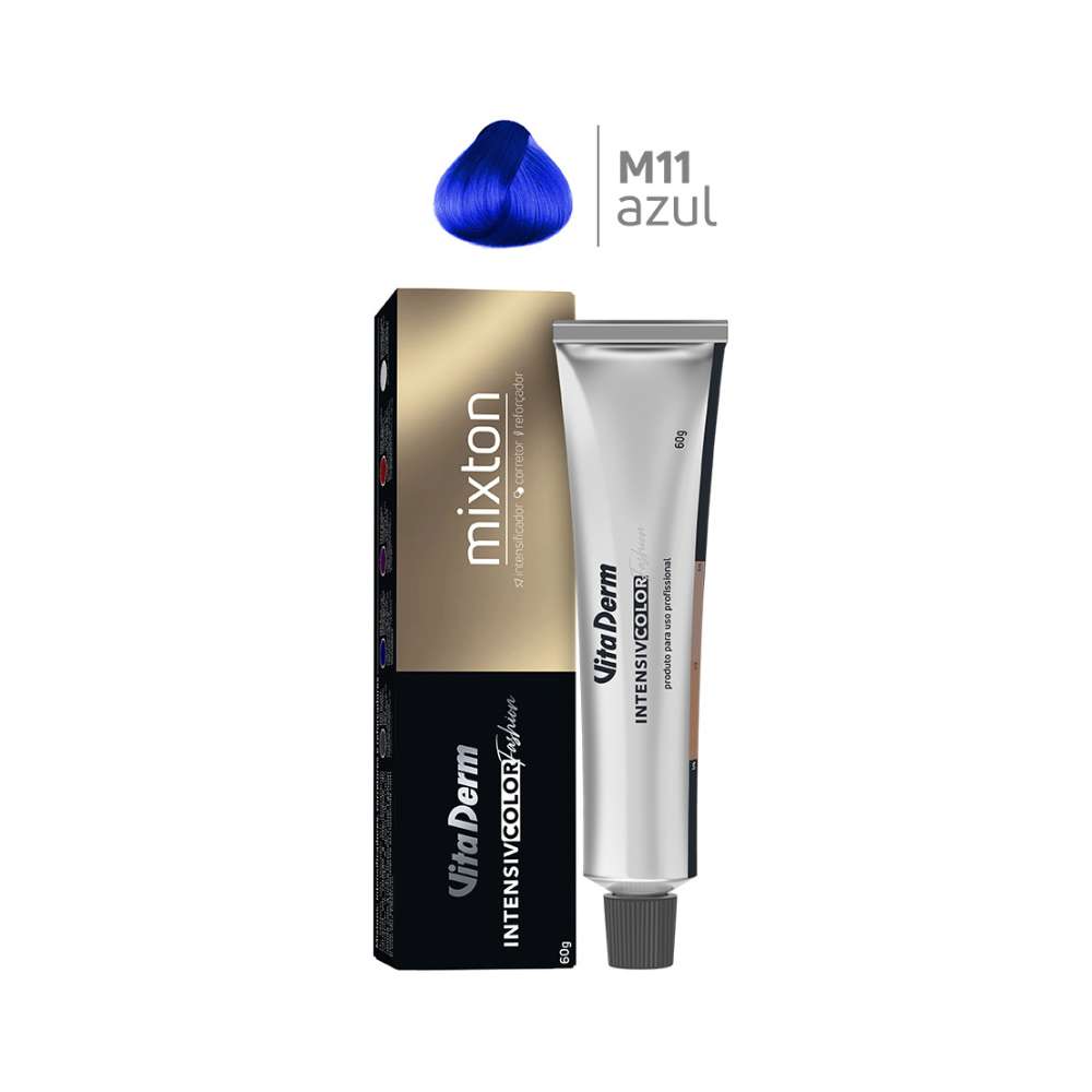 Tintura Vita Derm Intensiv Color Fashion M11 Mixton Azul 60 g