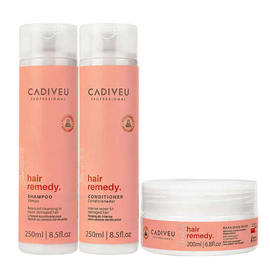 Kit Cadiveu Hair Remedy Trio Pequeno