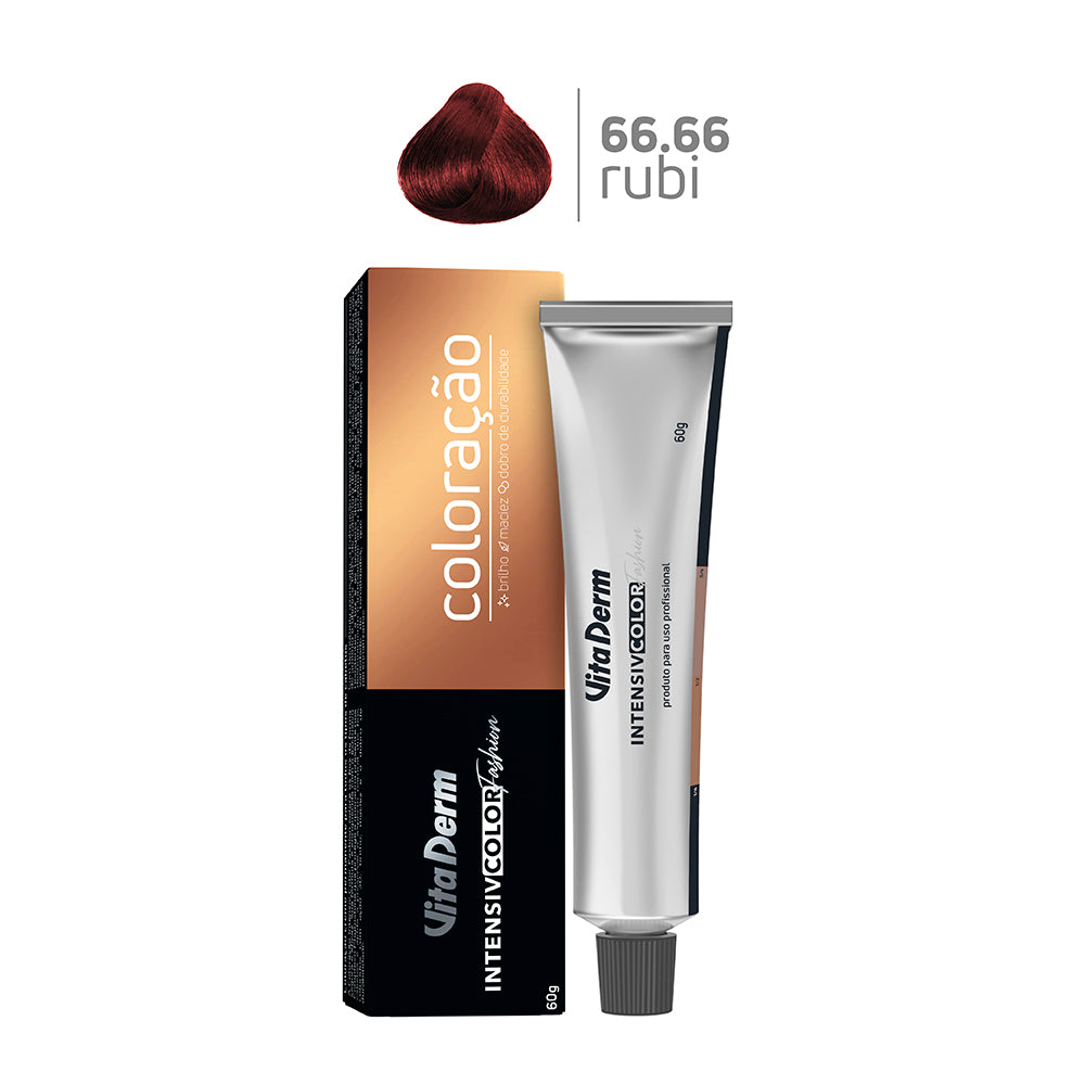 Tintura Vita Derm Intensiv Color Fashion 66.66 Red Intense 60 g