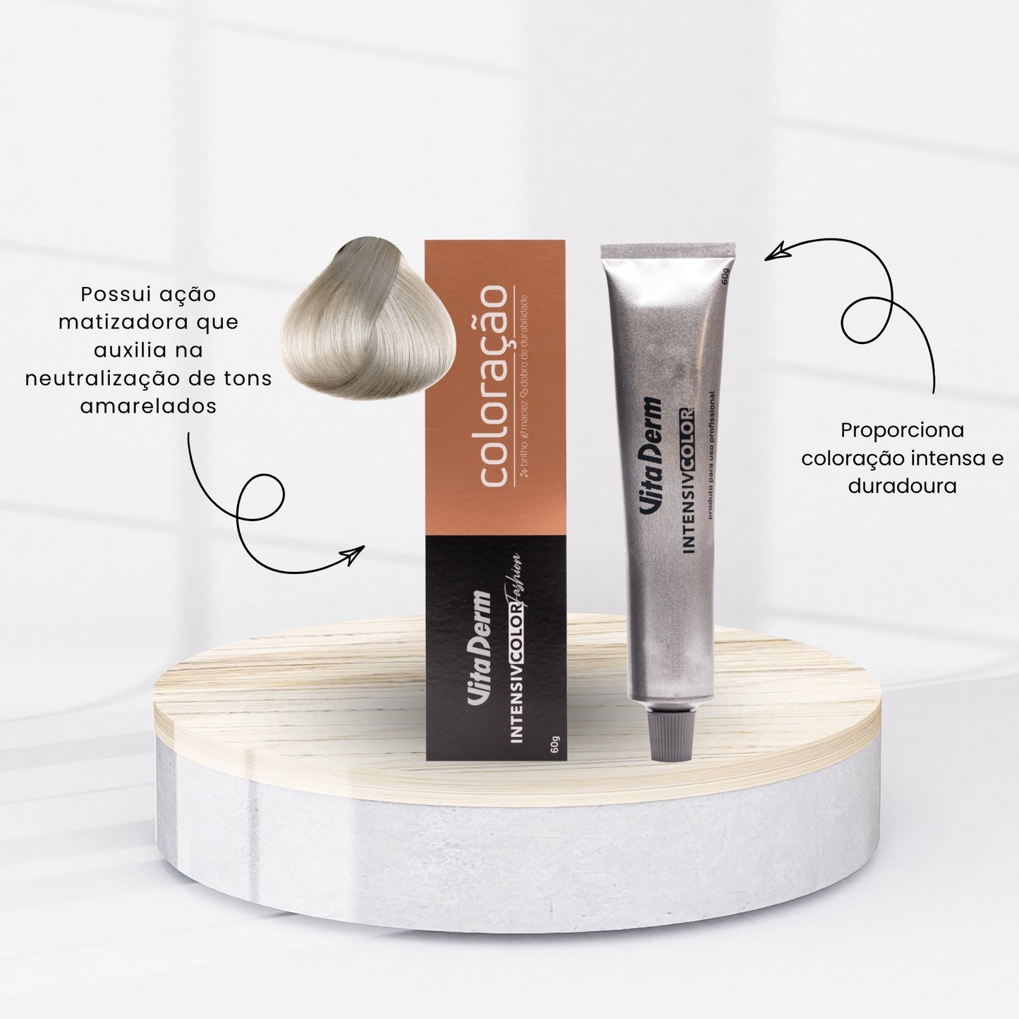 Tintura Vita Derm Intensiv Color Fashion 12.01 Extra Blond Acinz 60 g