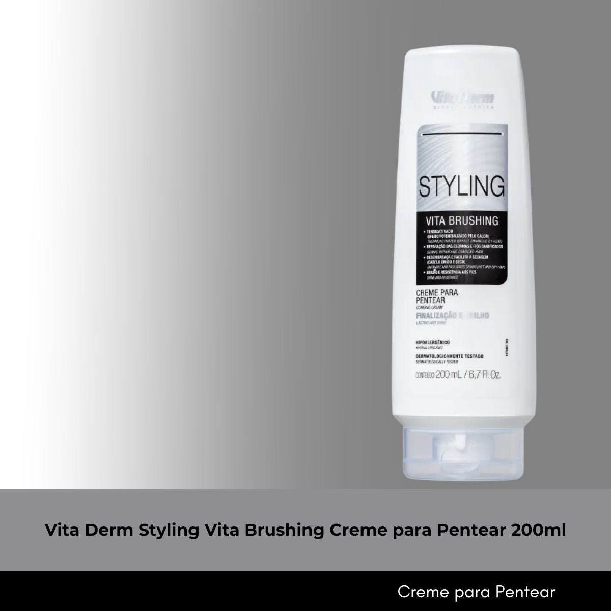 Creme de Pentear Vita Derm Styling Vita Brushing 200 ml
