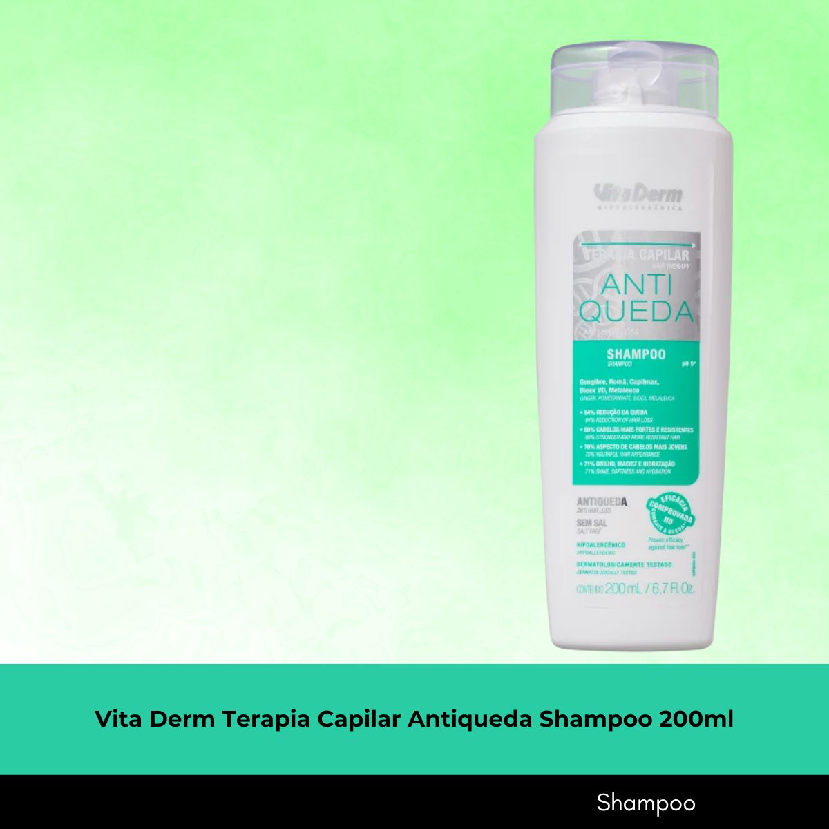 Shampoo Vita Derm Terapia Capilar Shampoo Antiqueda 200 ml