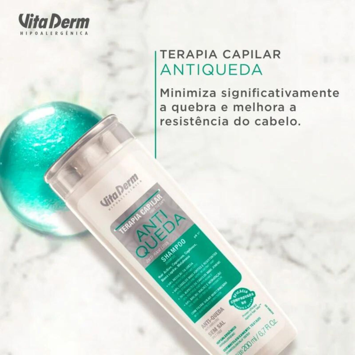 Shampoo Vita Derm Terapia Capilar Shampoo Antiqueda 200 ml