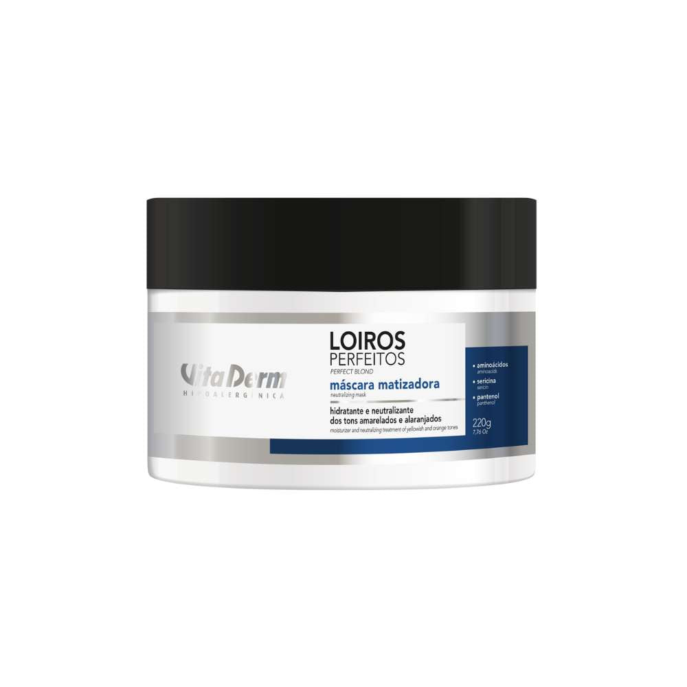 Máscara Matizadora Vita Derm Loiros Perfeitos 220 g