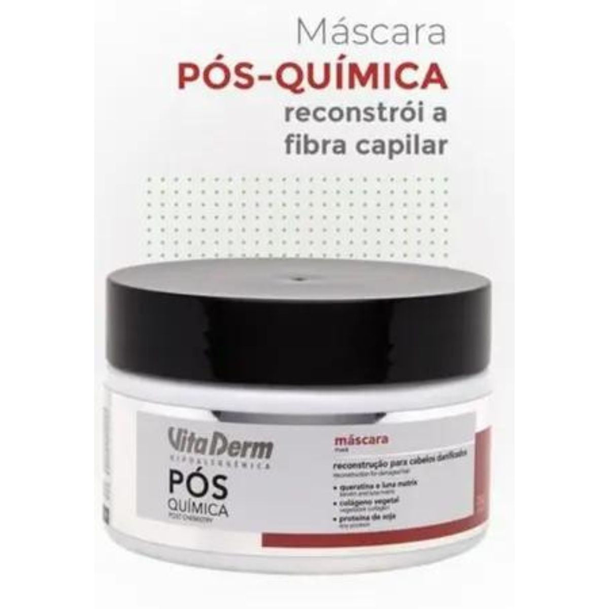 Máscara Vita Derm Pós Química 220 g