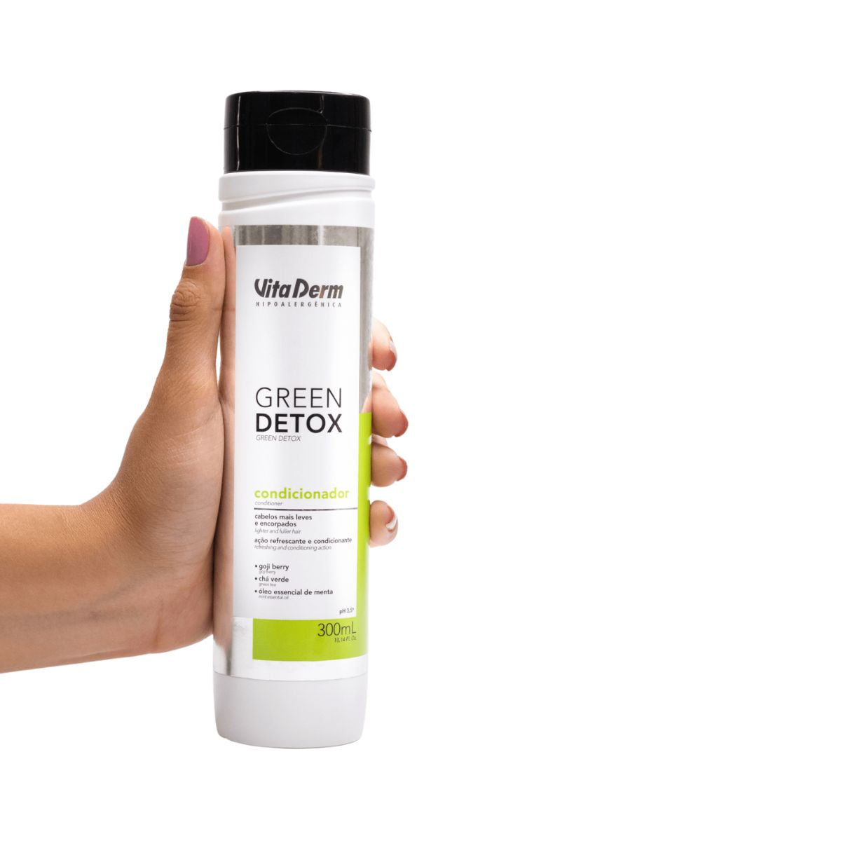 Condicionador Vita Derm Green Detox Cabelos Oleosos 300 ml