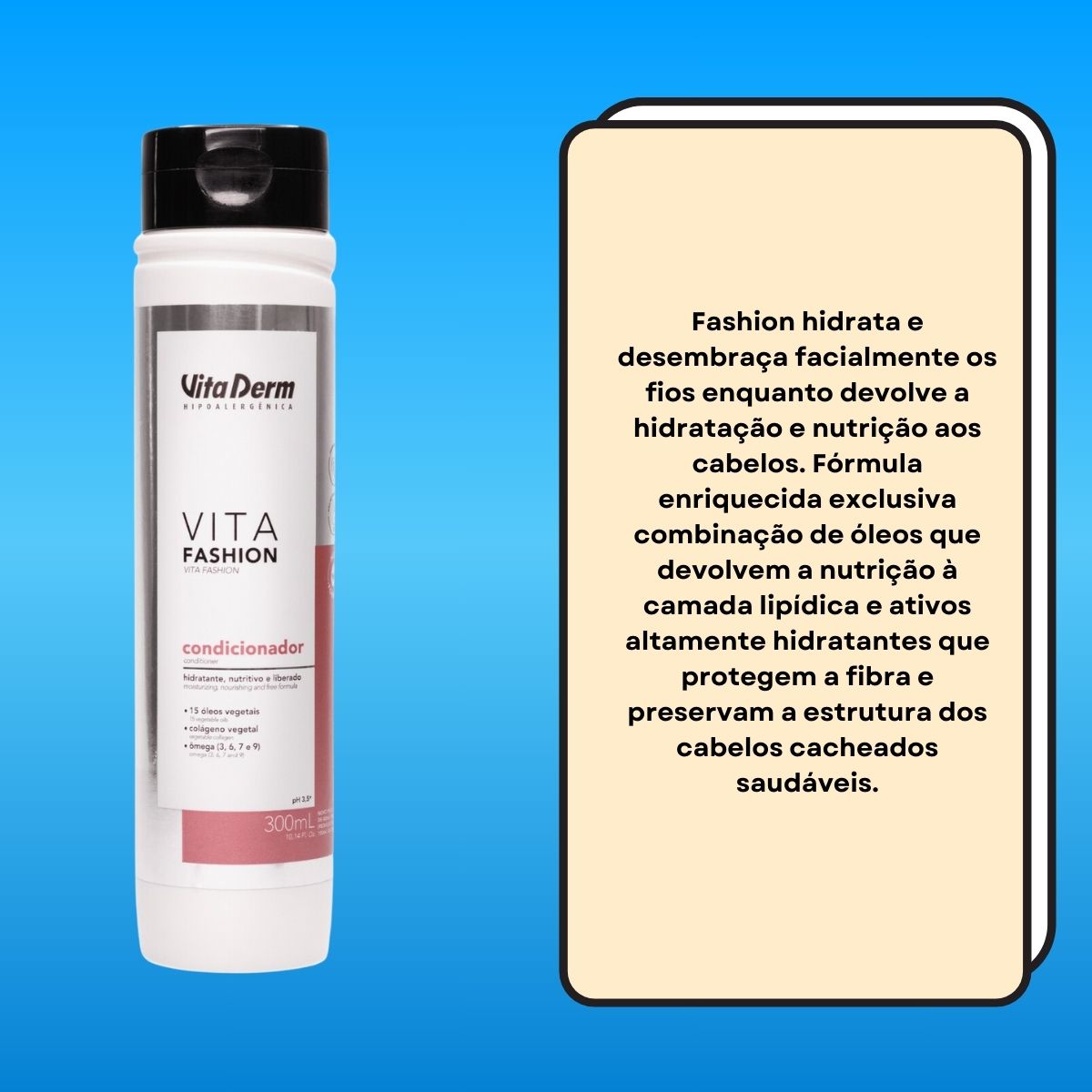 Condicionador Vita Derm Vita Fashion 300 ml