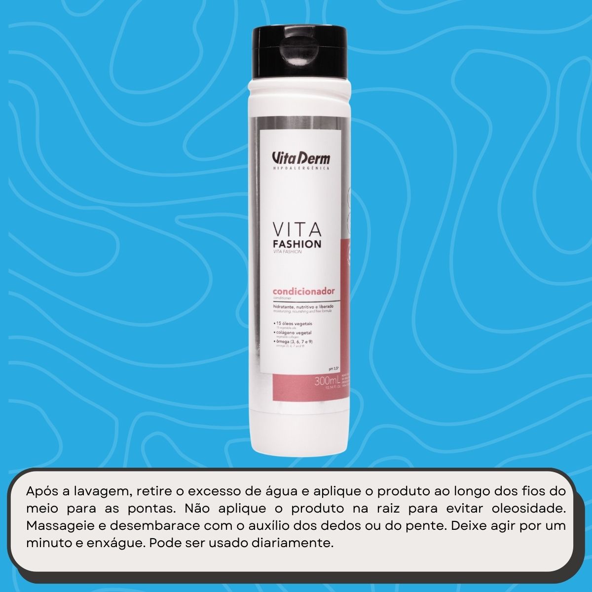 Condicionador Vita Derm Vita Fashion 300 ml