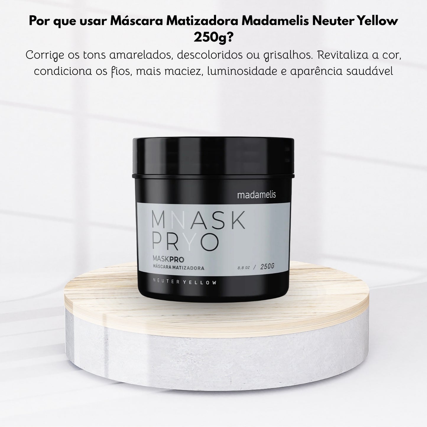 Máscara Matizadora Madamelis Neuter Yellow 250 g