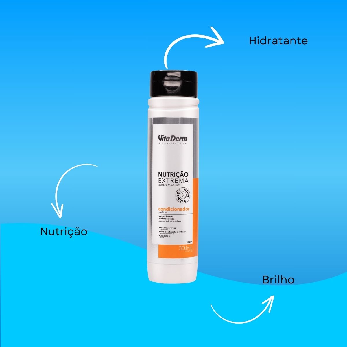 Condicionador Vita Derm Nutrição Extrema 300 ml