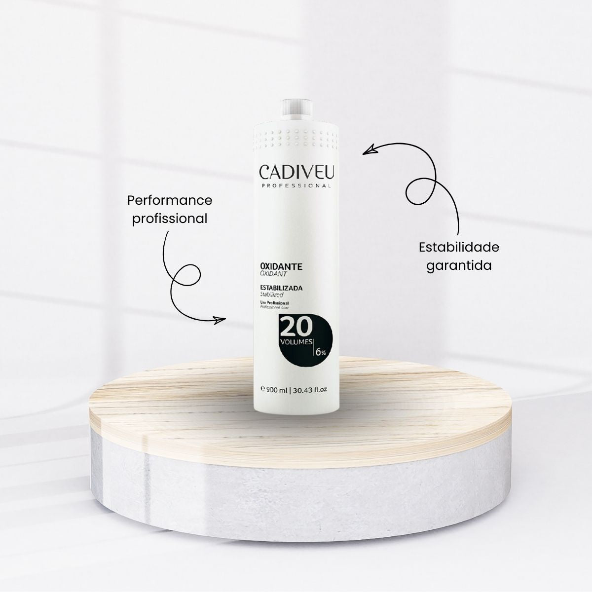 Agua Oxigenada Cadiveu Ox 20 Volumes 900 ml