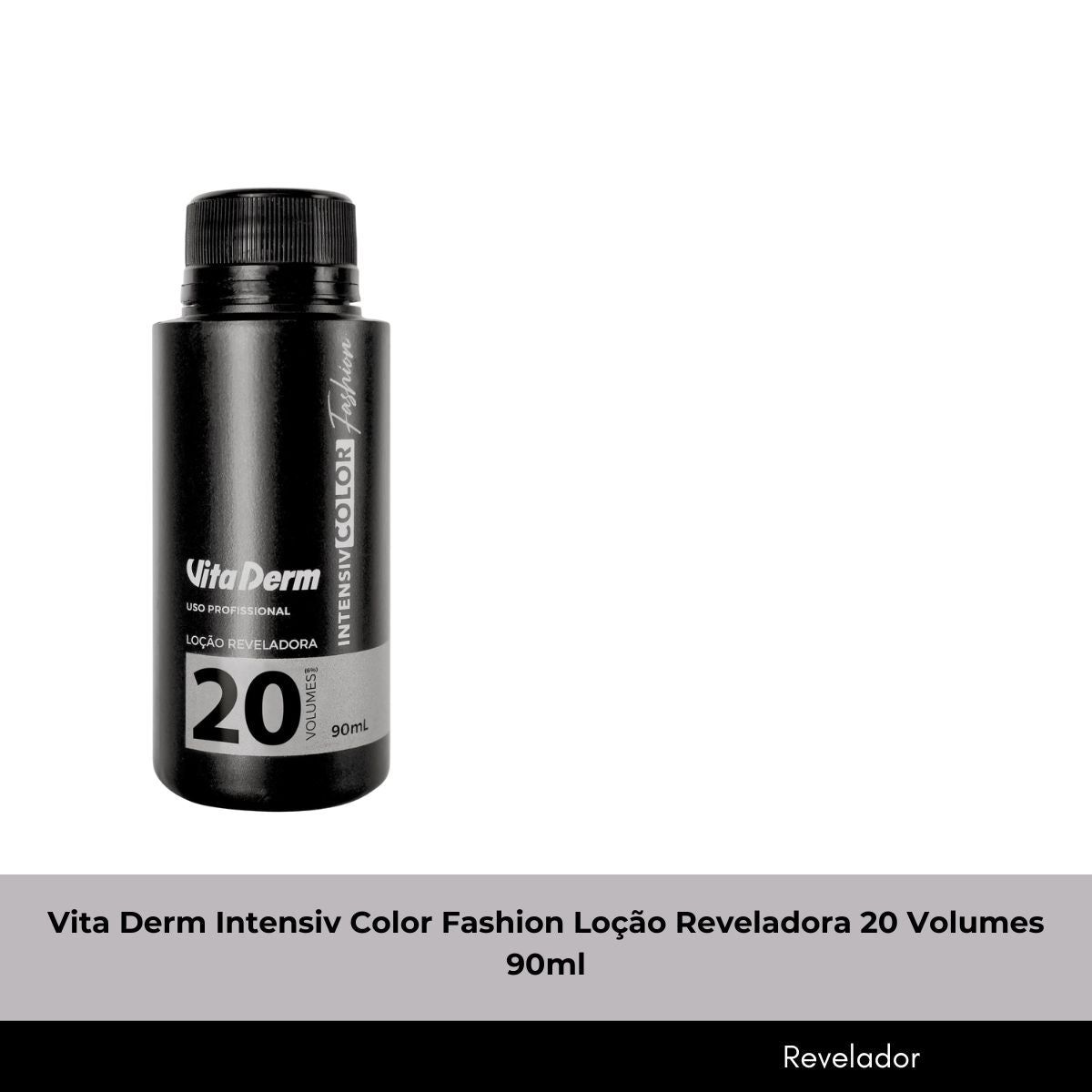 Agua Oxigenada Vita Derm Intensiv Color Fashion 20 Volumes 90 ml