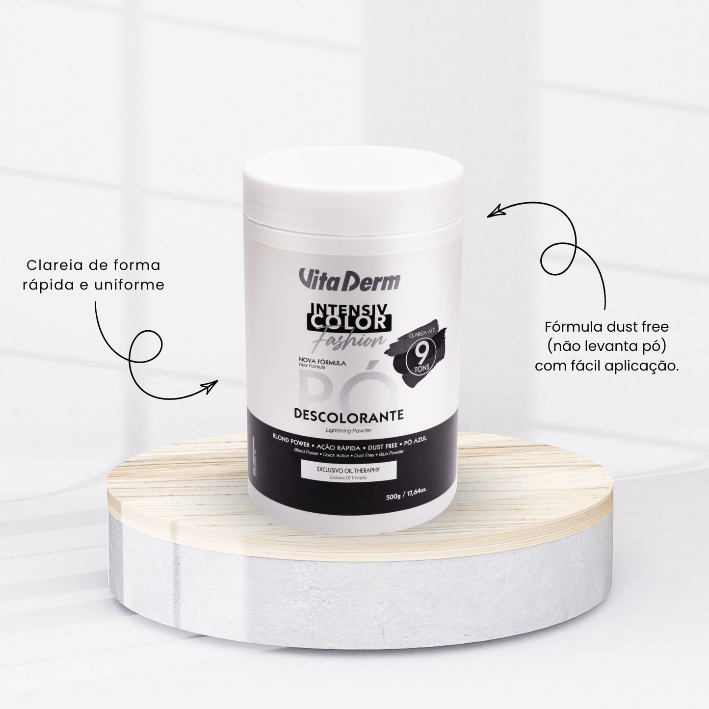 Pó Descolorante Vita Derm Intensiv Color Fashion 500 g