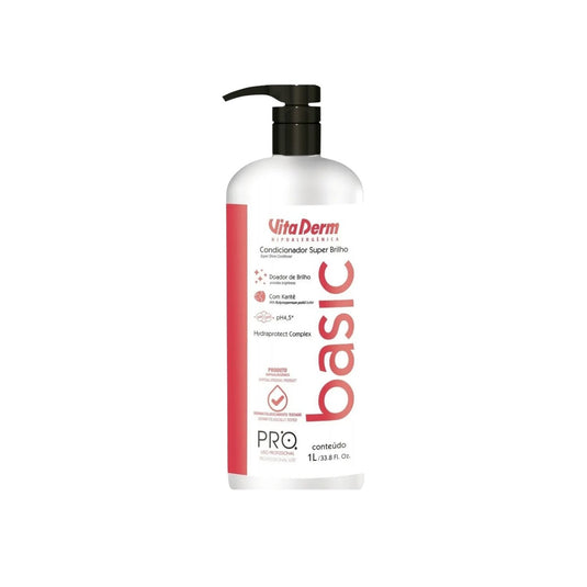 Condicionador Vita Derm Basic PRO Super Brilho 1 Litro