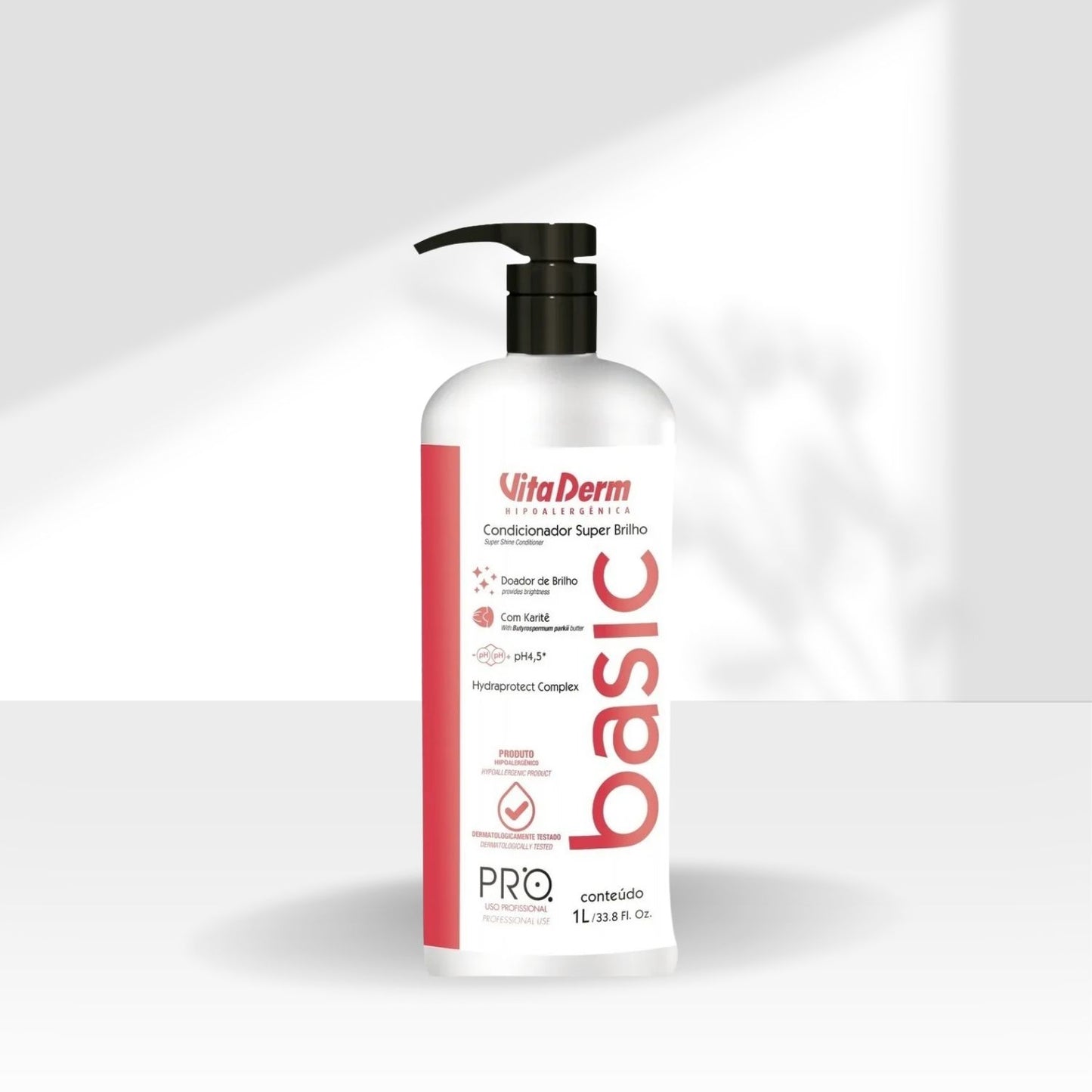 Condicionador Vita Derm Basic PRO Super Brilho 1 Litro