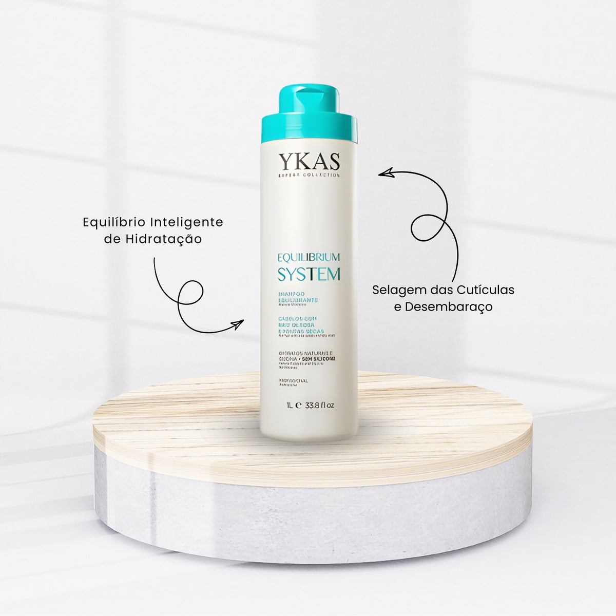 Shampoo Ykas Equilibrium System 1 Litro