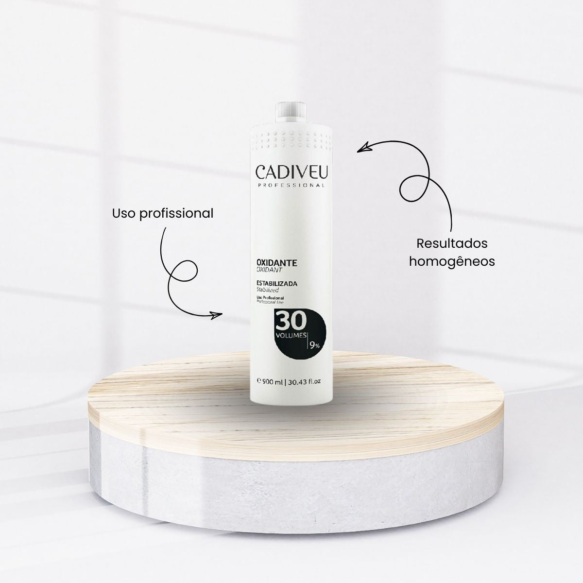 Agua Oxigenada Cadiveu Ox 30 Volumes 900 ml