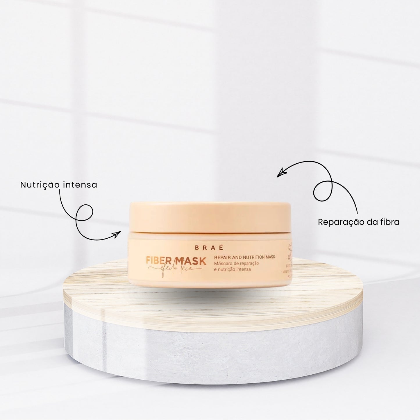 Máscara Braé Fiber Mask Efeito Teia 200 g