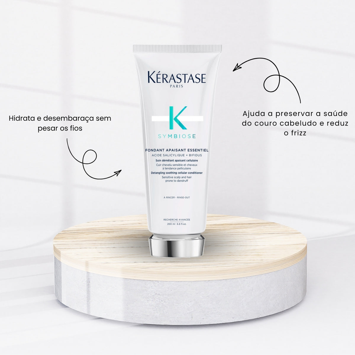 Condicionador Kérastase Symbiose Fondant Apaisant Essentiel 200 ml