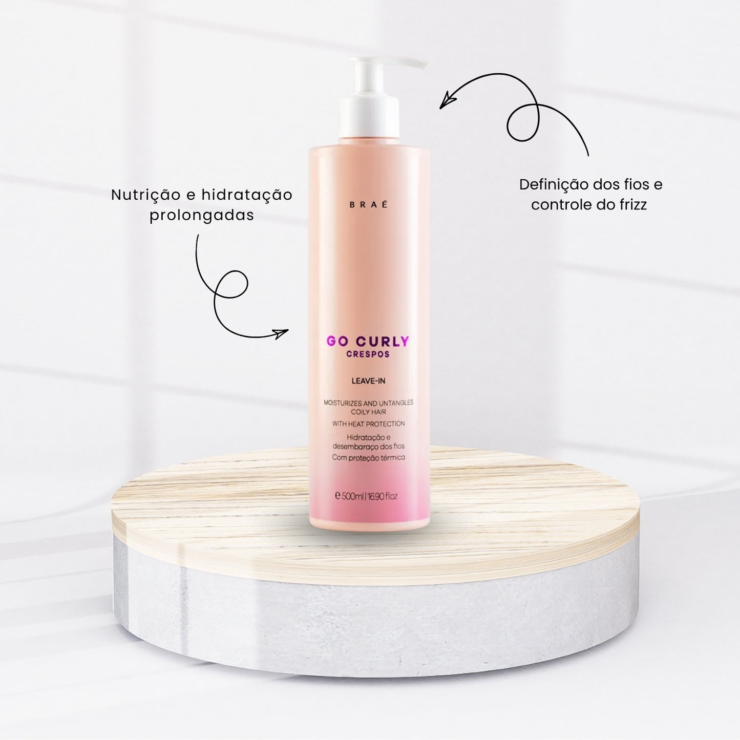 Leave-in Braé Go Curly Crespos 500 ml