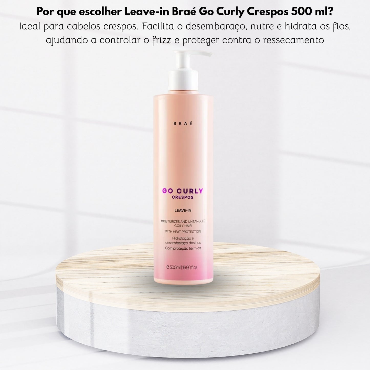 Leave-in Braé Go Curly Crespos 500 ml