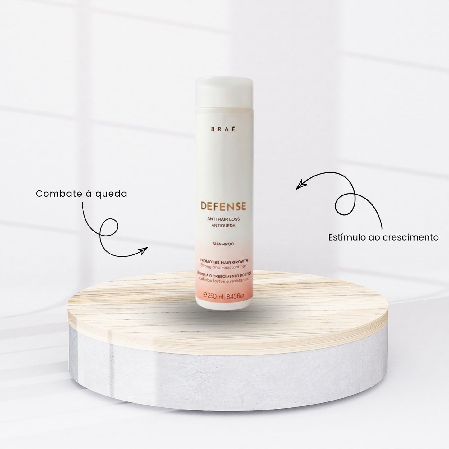 Shampoo Braé Defense Anti Hair Loss 250 ml