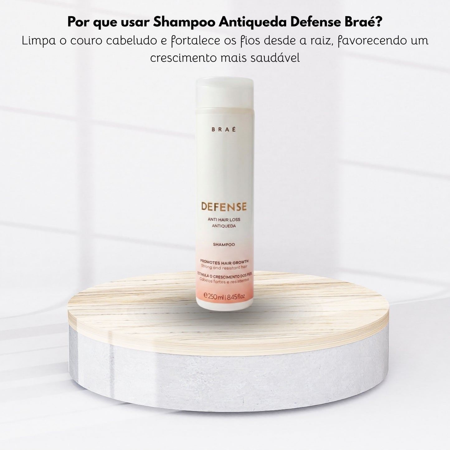 Shampoo Braé Defense Anti Hair Loss 250 ml