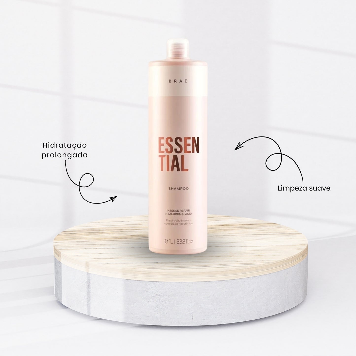 Shampoo Braé Essential 1 Litro
