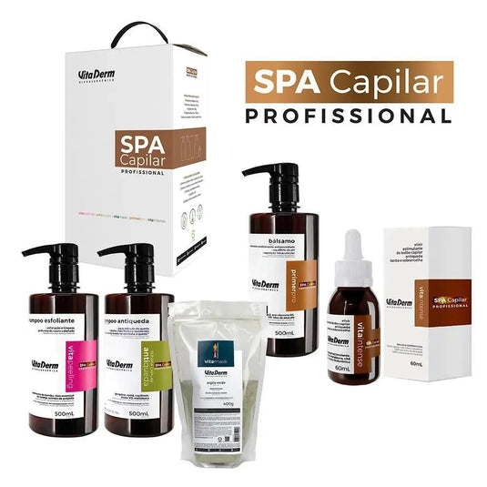 Kit Vita Derm Spa Capilar com Ácido Hialurônico (5 Produtos)
