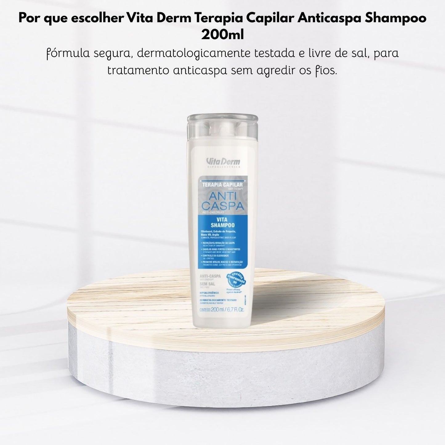 Shampoo Vita Derm Terapia Capilar Shampoo Anticaspa 200 ml
