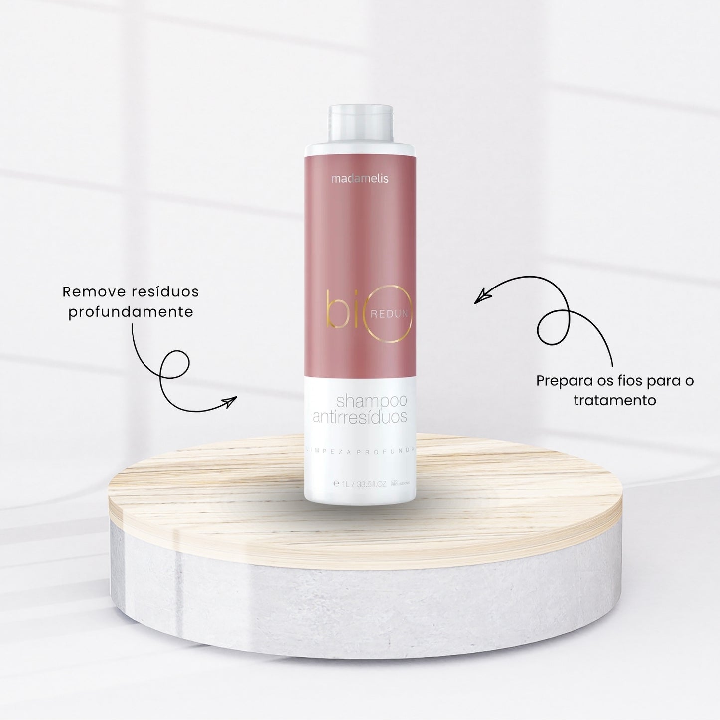 Kit Madamelis Bio Redun Tratamento Capilar 2 x 1 Litro