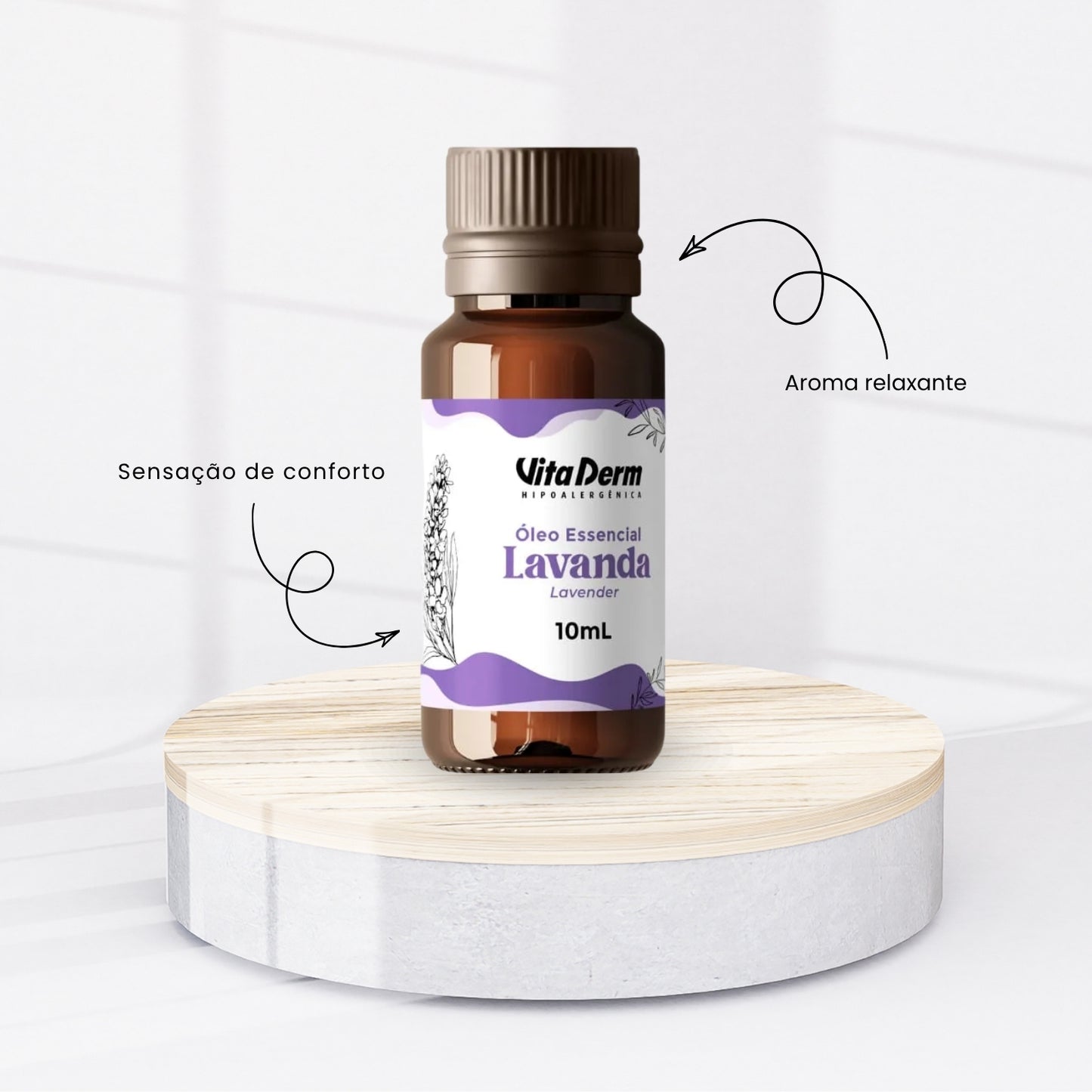 Oleo Essencial Vita Derm de Lavanda 10 ml