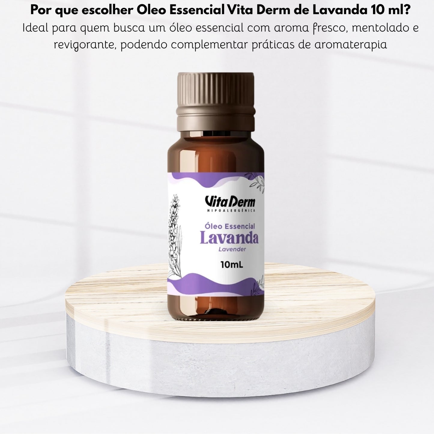 Oleo Essencial Vita Derm de Lavanda 10 ml
