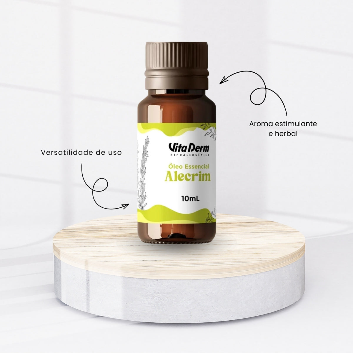 Oleo Essencial Vita Derm de Alecrim 10 ml