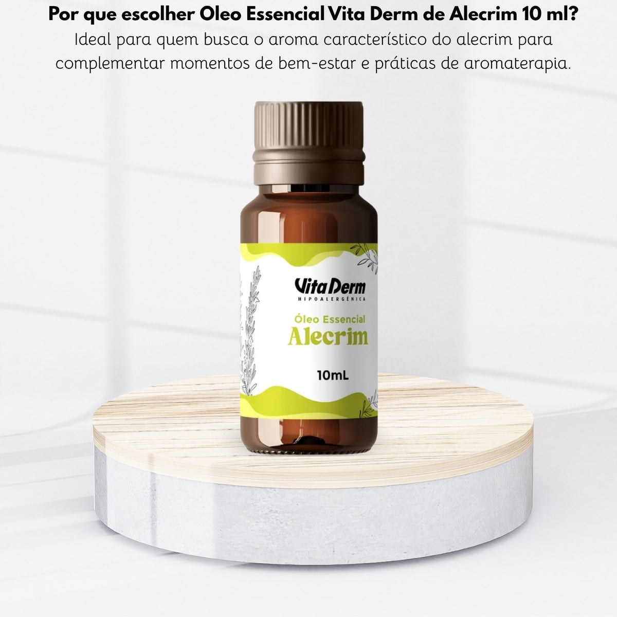 Oleo Essencial Vita Derm de Alecrim 10 ml
