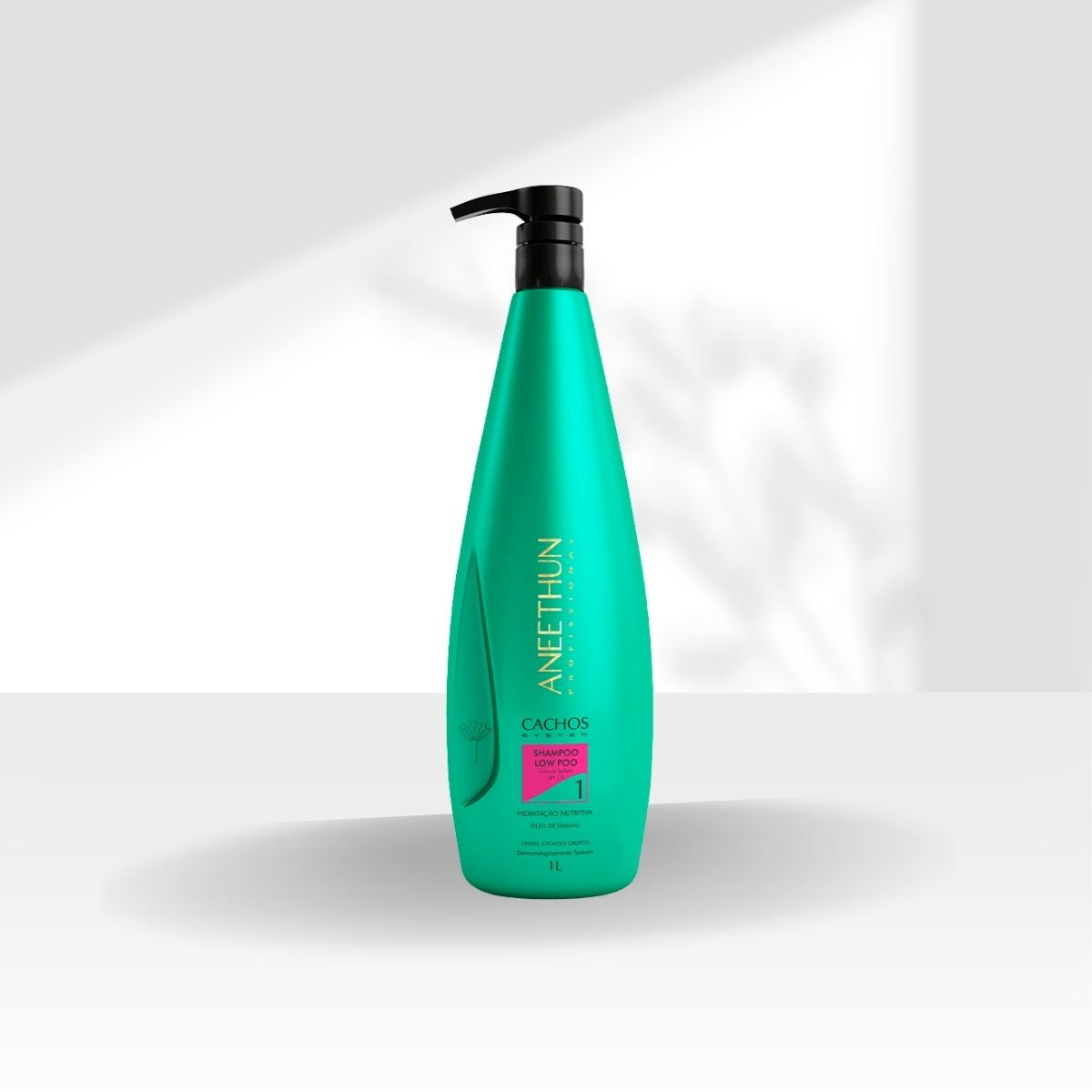 Shampoo Aneethun Cachos Low Poo para Cabelo Cacheado 1 Litro