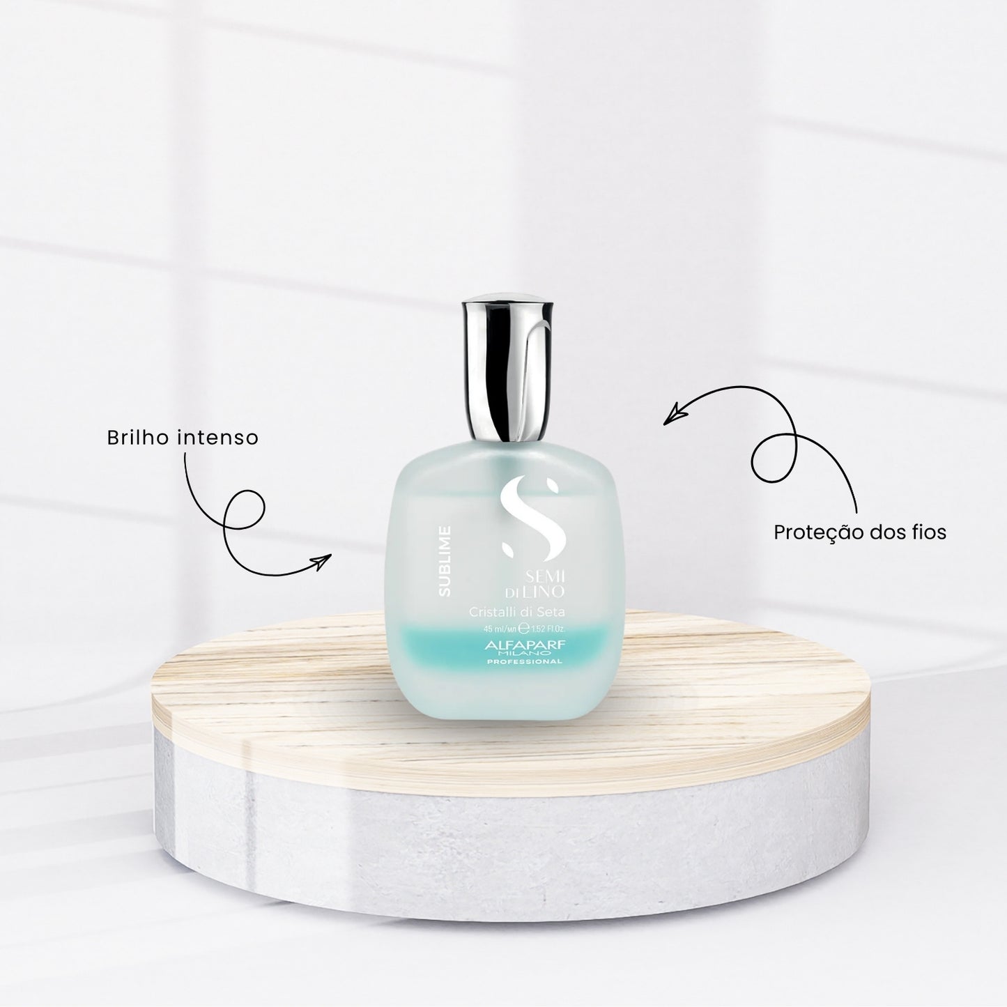 Leave-in Alfaparf Semi di Lino Sublime Cristalli di Seta 45 ml