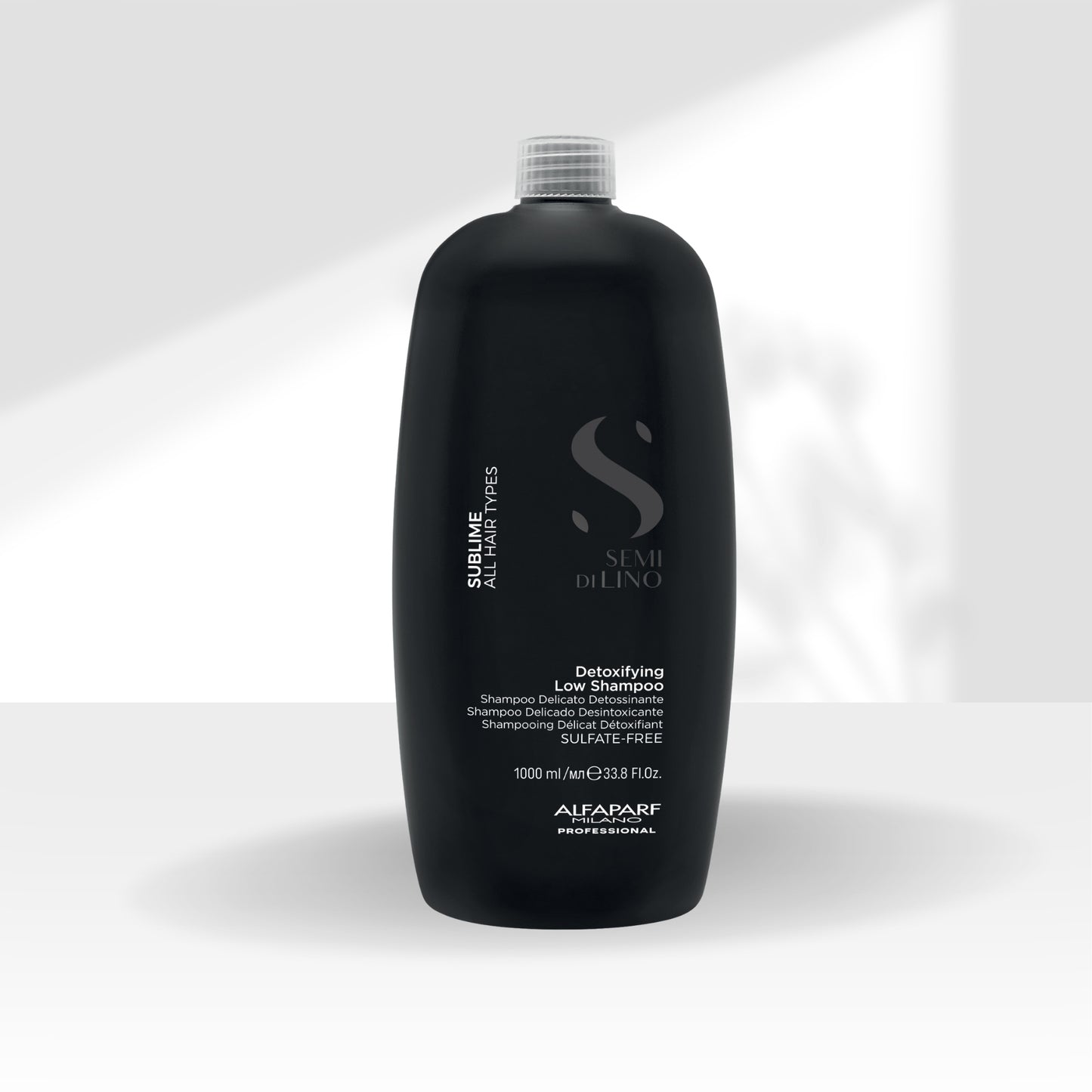 Shampoo Antirresíduo Alfaparf Semi di Lino Sublime Detoxifying Low 1 Litro