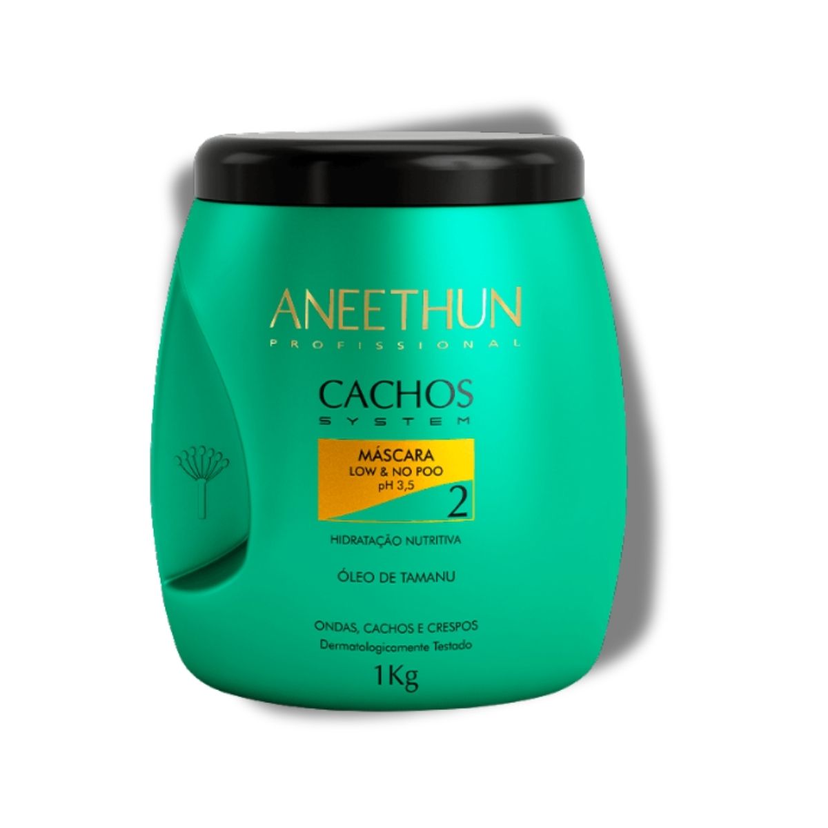 Máscara Aneethun Cachos Low & No Poo para Cabelo Cacheado 1000 g