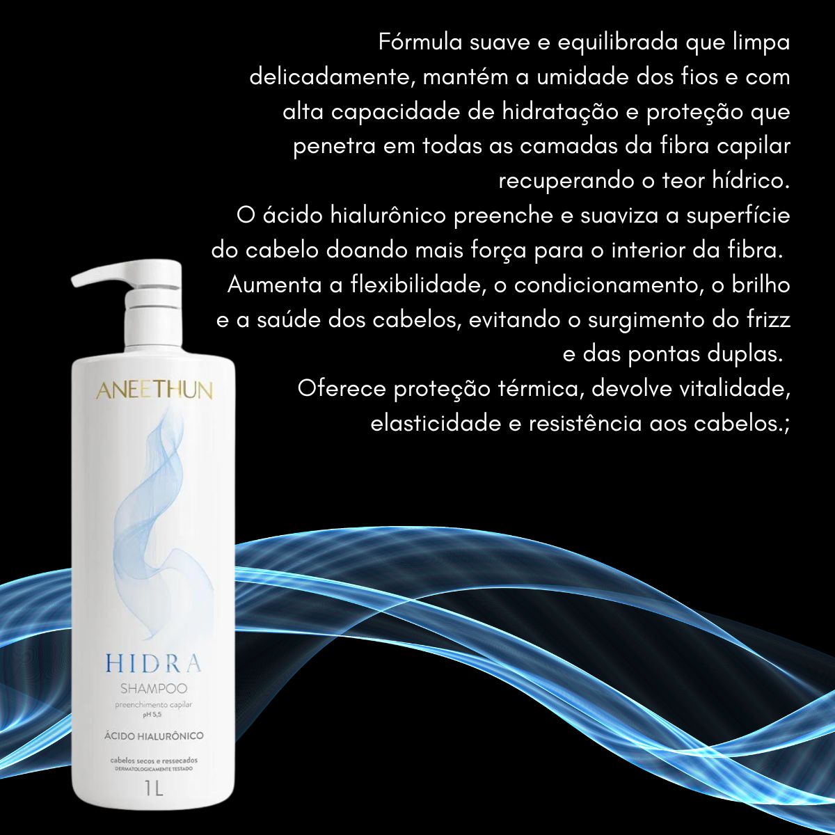 Shampoo Aneethun Hidra 1 Litro