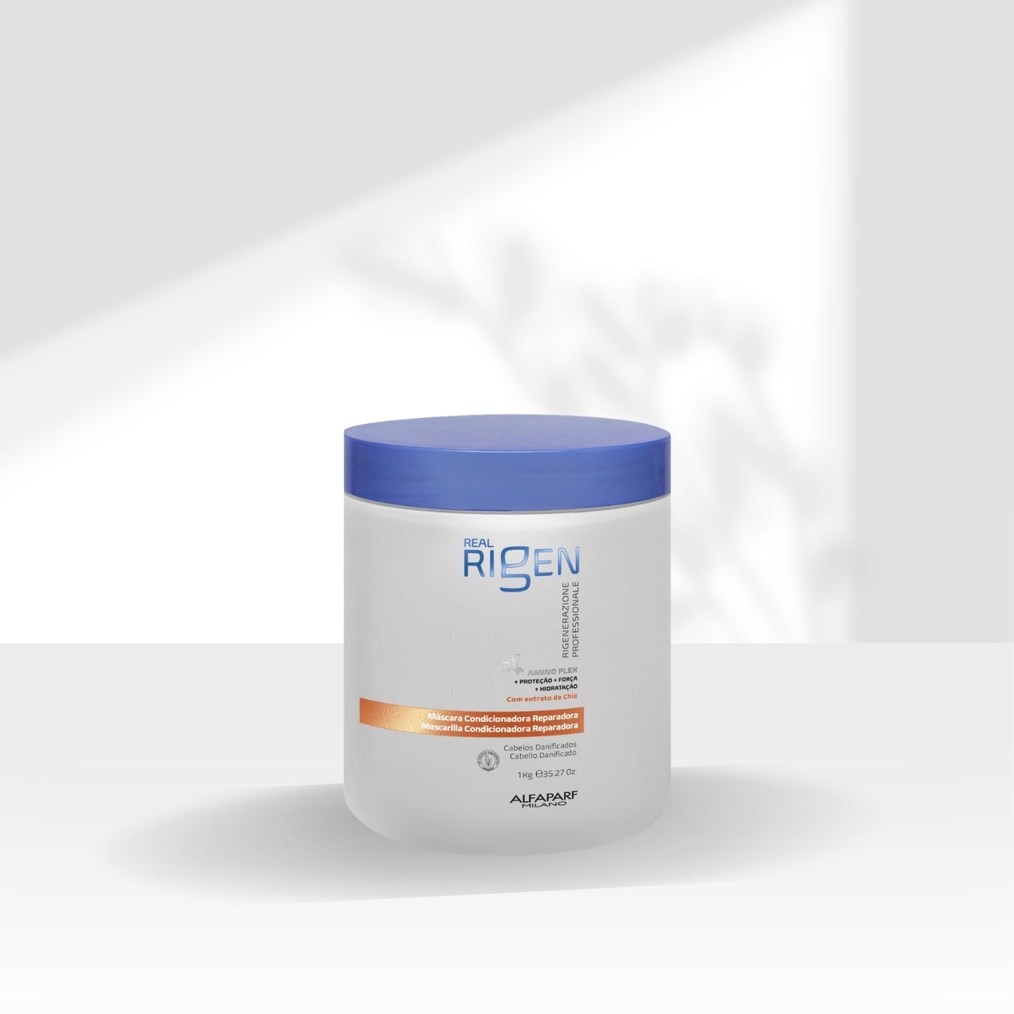 Máscara Alfaparf Real Rigen Condicionadora Reparadora 1000 g